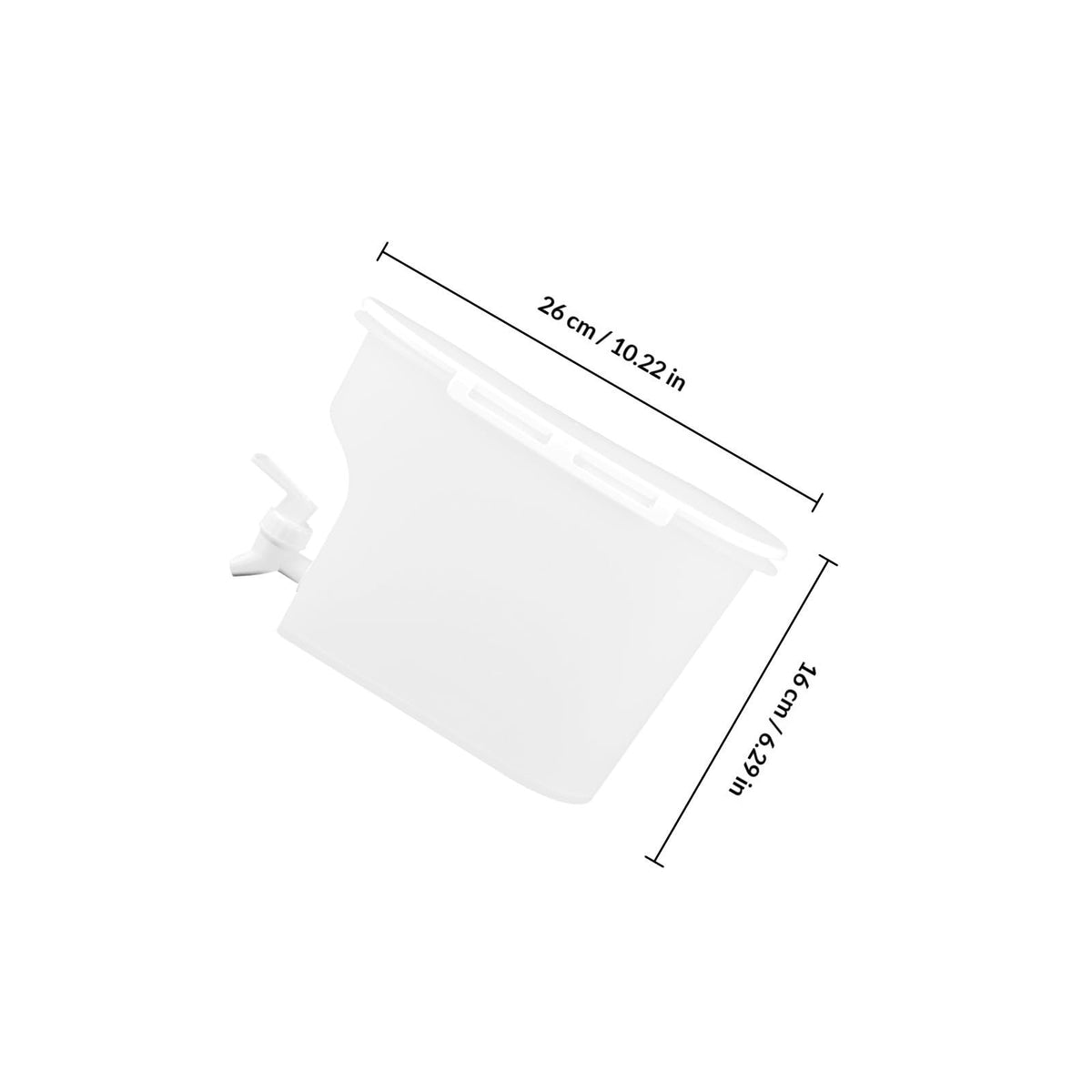 Water Jug with Faucet Large Capacity PP Container Y683729