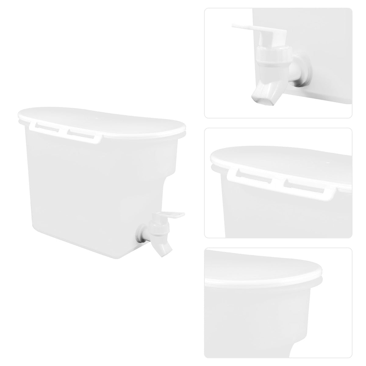 Water Jug with Faucet Large Capacity PP Container Y683729