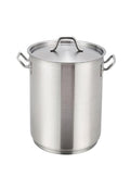 Stainless Steel Stock Pot with Cover, 40 Quart A91468