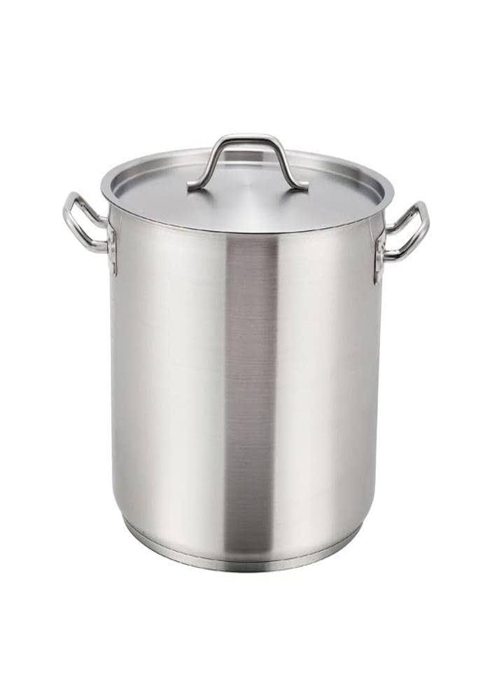 Stainless Steel Stock Pot with Cover, 40 Quart A91468