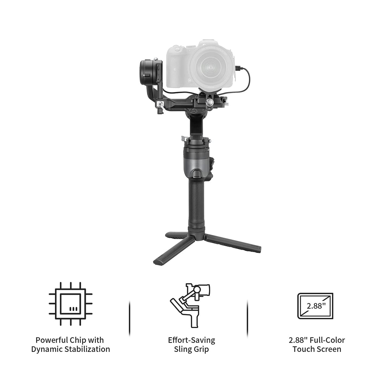 3-Axis Gimbal Stabilizer for DSLR and Mirrorless Camera Q313802