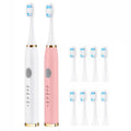 2 Pack Electric Toothbrush with 10 Replacement Brush Head D5690