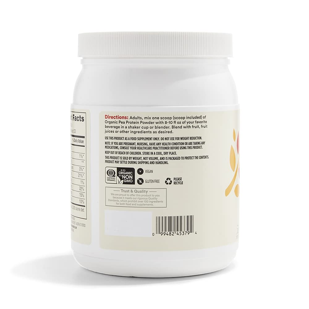 Organic Pea Protein, 16 Ounce I18247