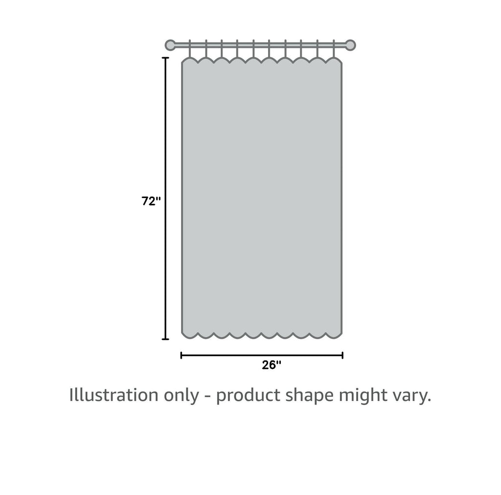 Grey Blackout Thermal Insulated Curtain F233129