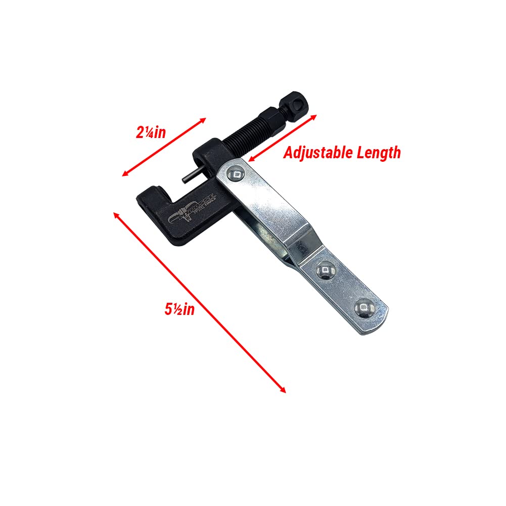 Compact Chain Breaker Motorcycle Tool with Folding Handle Y614035