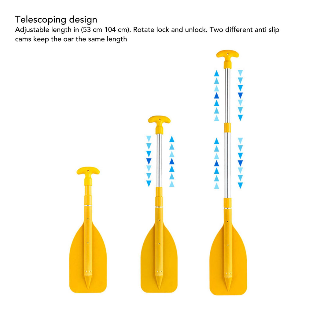 2Pcs Telescopic Adjustable Canoe Paddles B85945