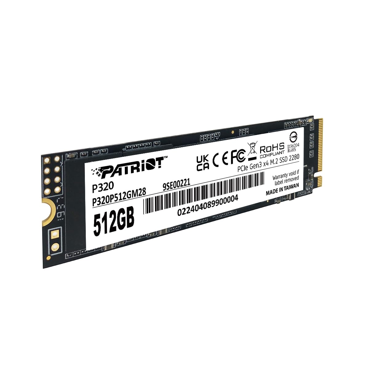 512GB PCIe Gen 3x4 M.2 2280 SSD Y721