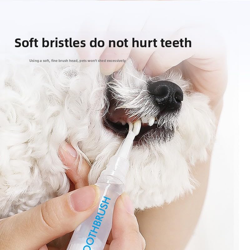 Pet Teeth Cleaning Pen 2-Pack with Soft Brush Head Q5876