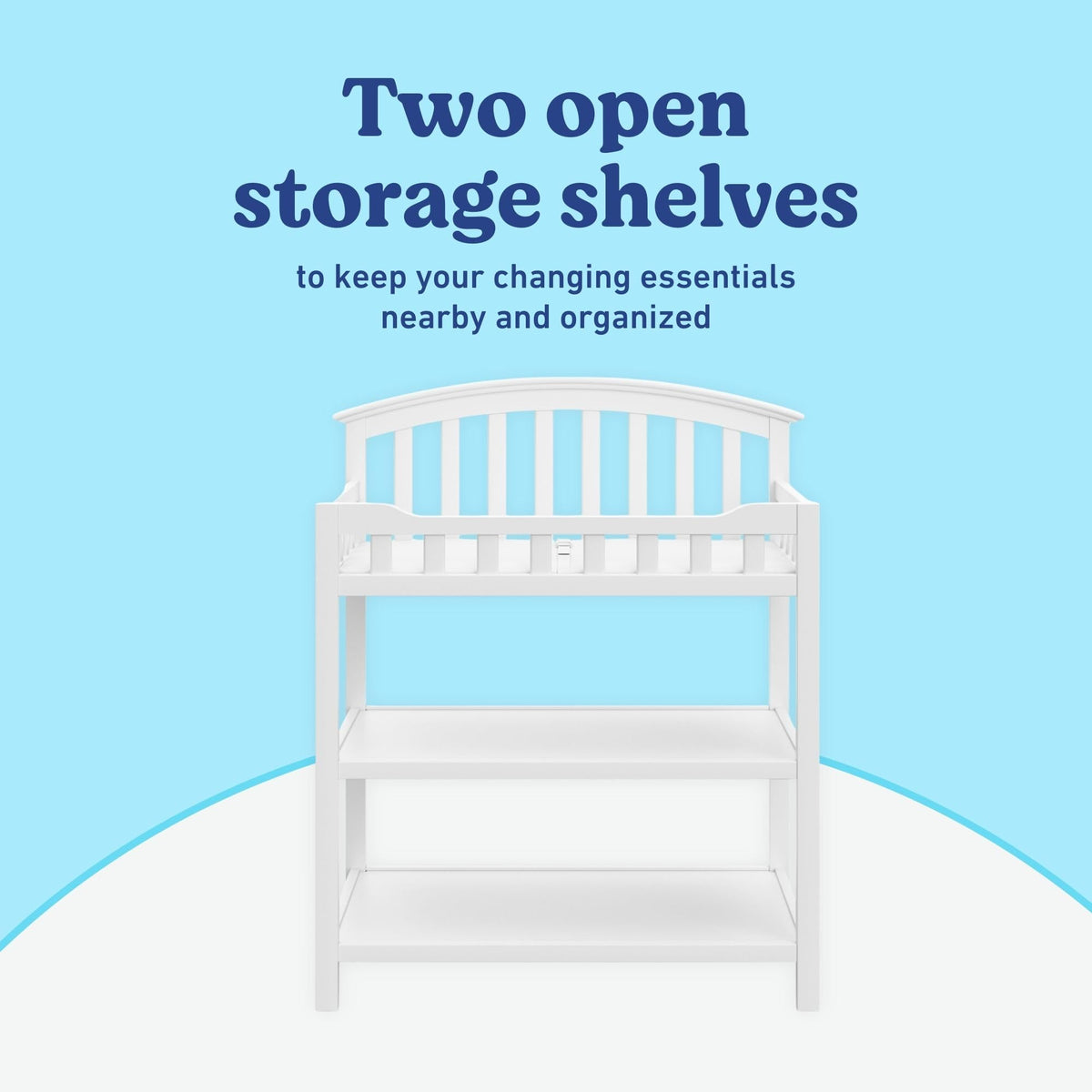 White Changing Table with Changing Pad Q619754