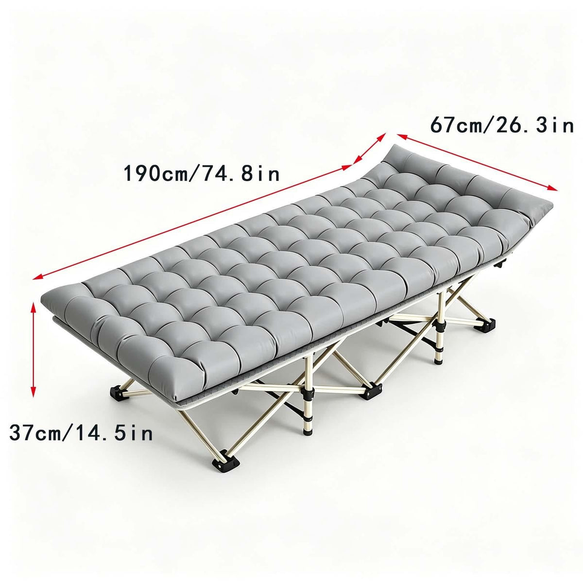 Foldable Sleeping Cot with Pad W5411