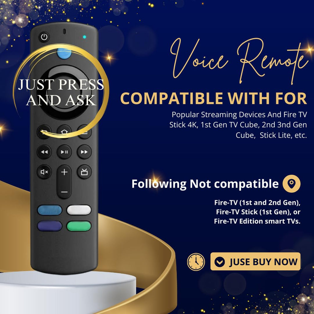 Voice Remote for Fire TV Stick 4K Max, Lite and Cube S11572