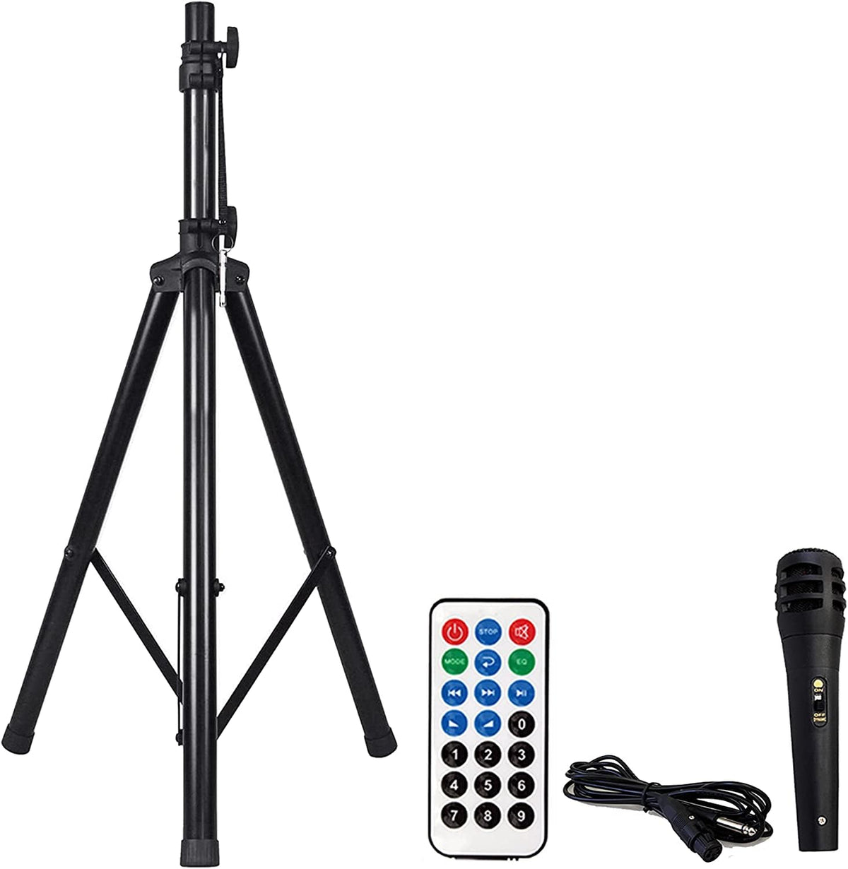 15" 2-Way Powered Bluetooth Karaoke Speaker with Speaker Stand R543