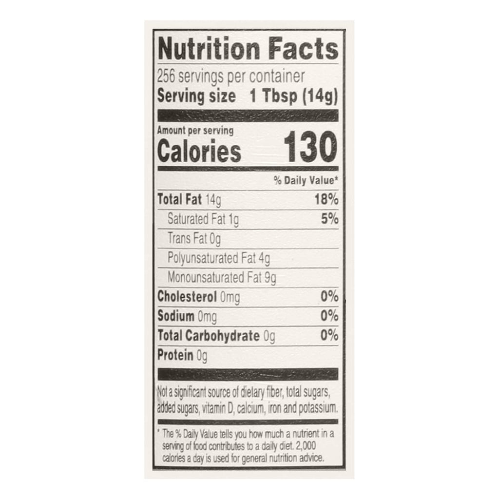 Canola Oil 1 Gallon Pack of 2 E255