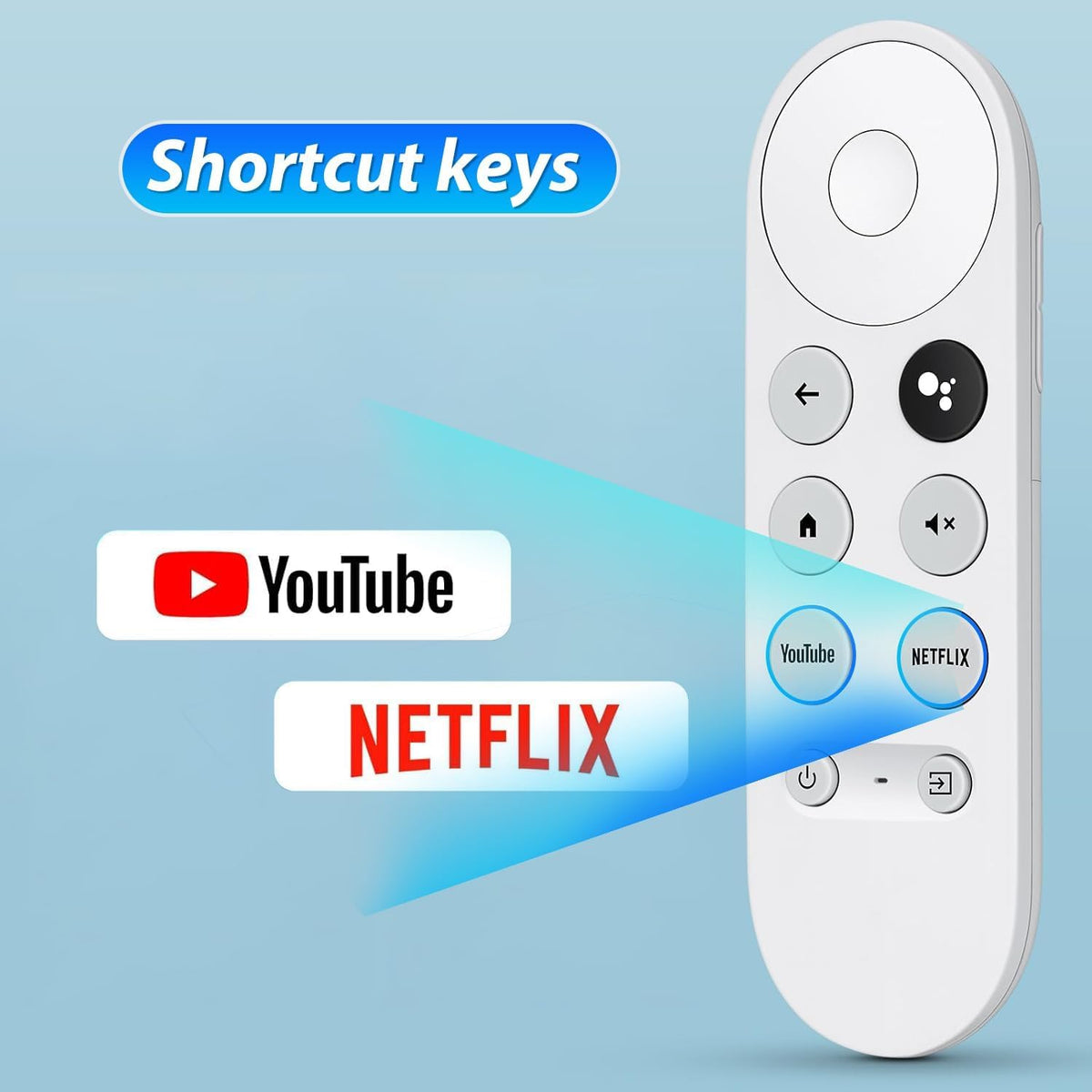 Replacement Remote for Google Chromecast K833