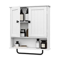Wall Mounted Medicine Cabinet with Towels Bar J7149