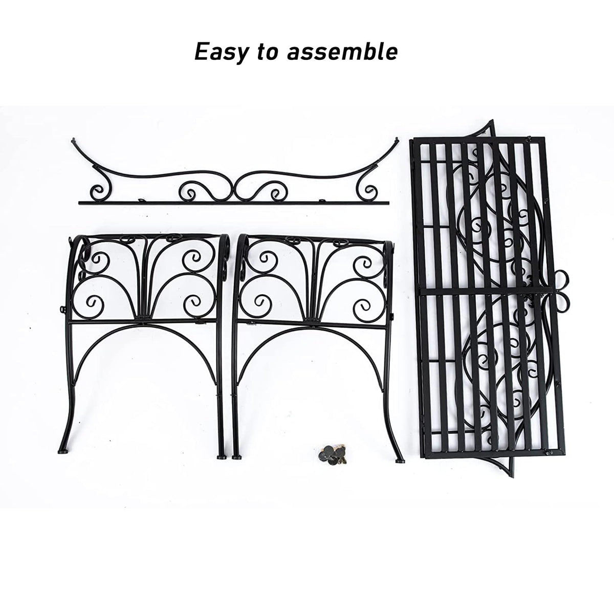 Cast Iron Outdoor Bench 400 lbs Capacity A5702