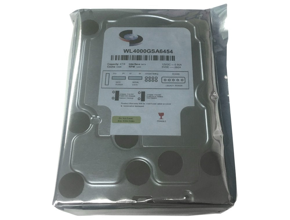 4TB 5400RPM SATA III 3.5" Internal Hard Drive L396