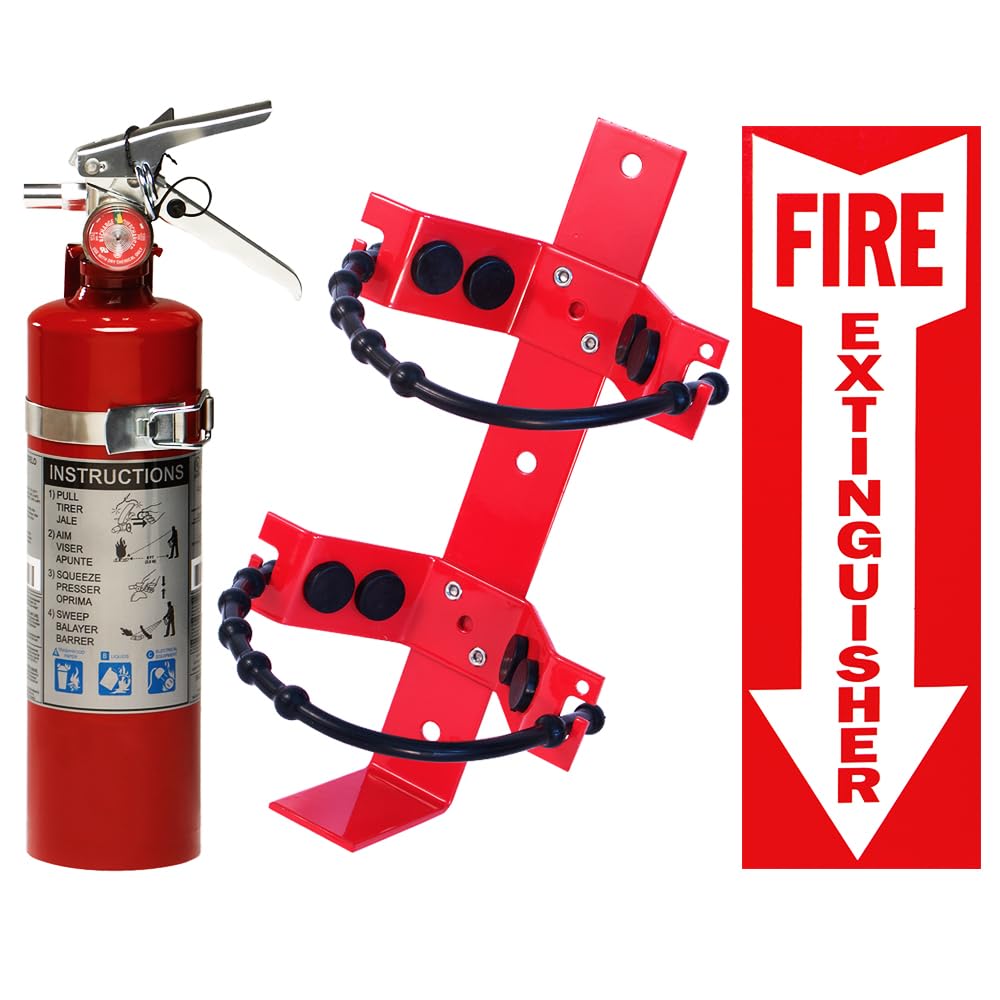 2 Pack 2.5 Lb ABC Fire Extinguisher E1497