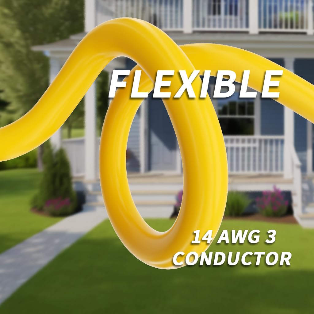 14/3 AWG 100 FT Heavy Duty Extension Cord N8771