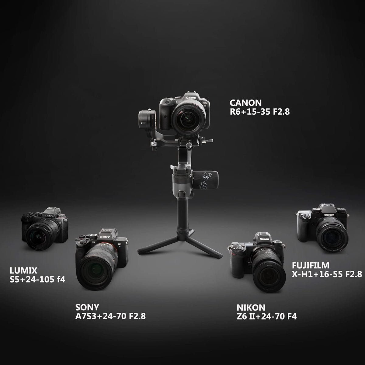 3-Axis Gimbal Stabilizer for DSLR and Mirrorless Camera Q313802