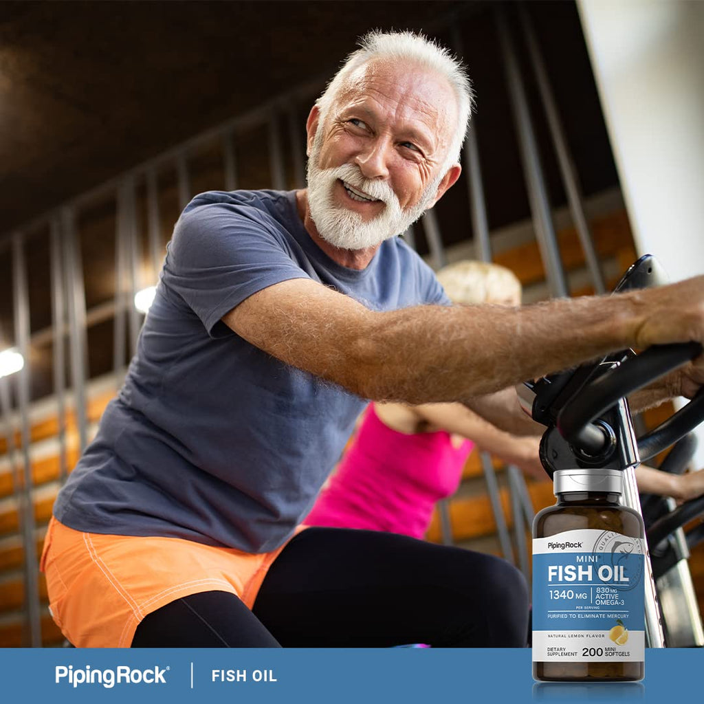 Fish Oil Omega 3 Supplement 1340 mg 200 Mini Softgels Y40624