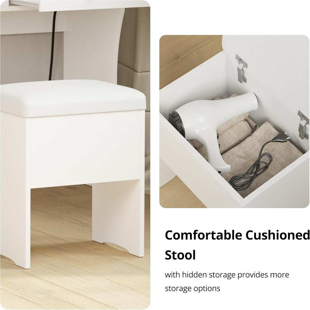 Vanity Desk with Charging Station A96433