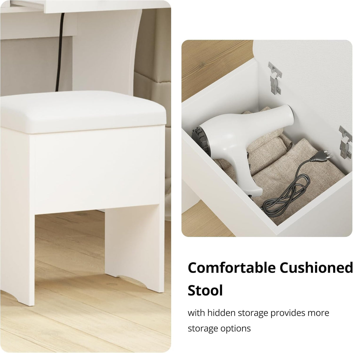 Vanity Desk with Charging Station A96433