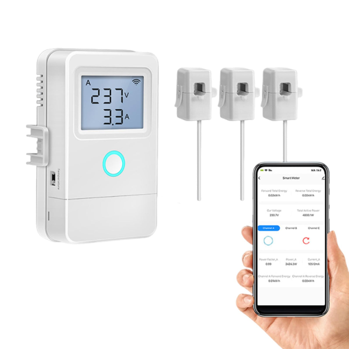 Smart Energy Monitor with 16A Circuit Breaker M39193