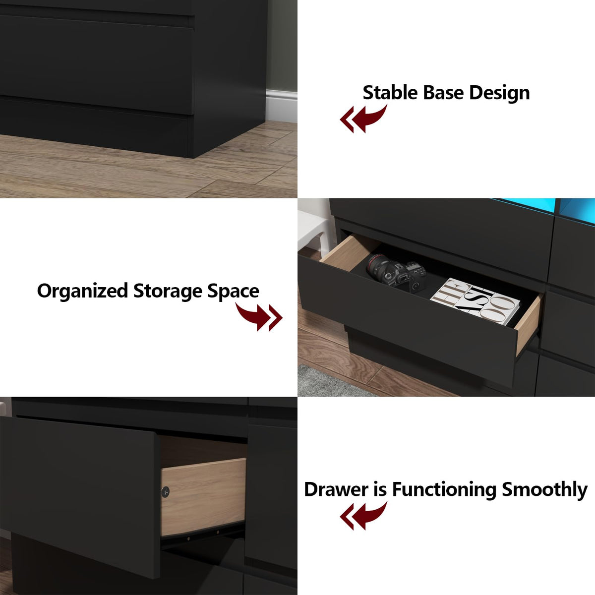 9 Drawer Dresser with Power Outlet D18734