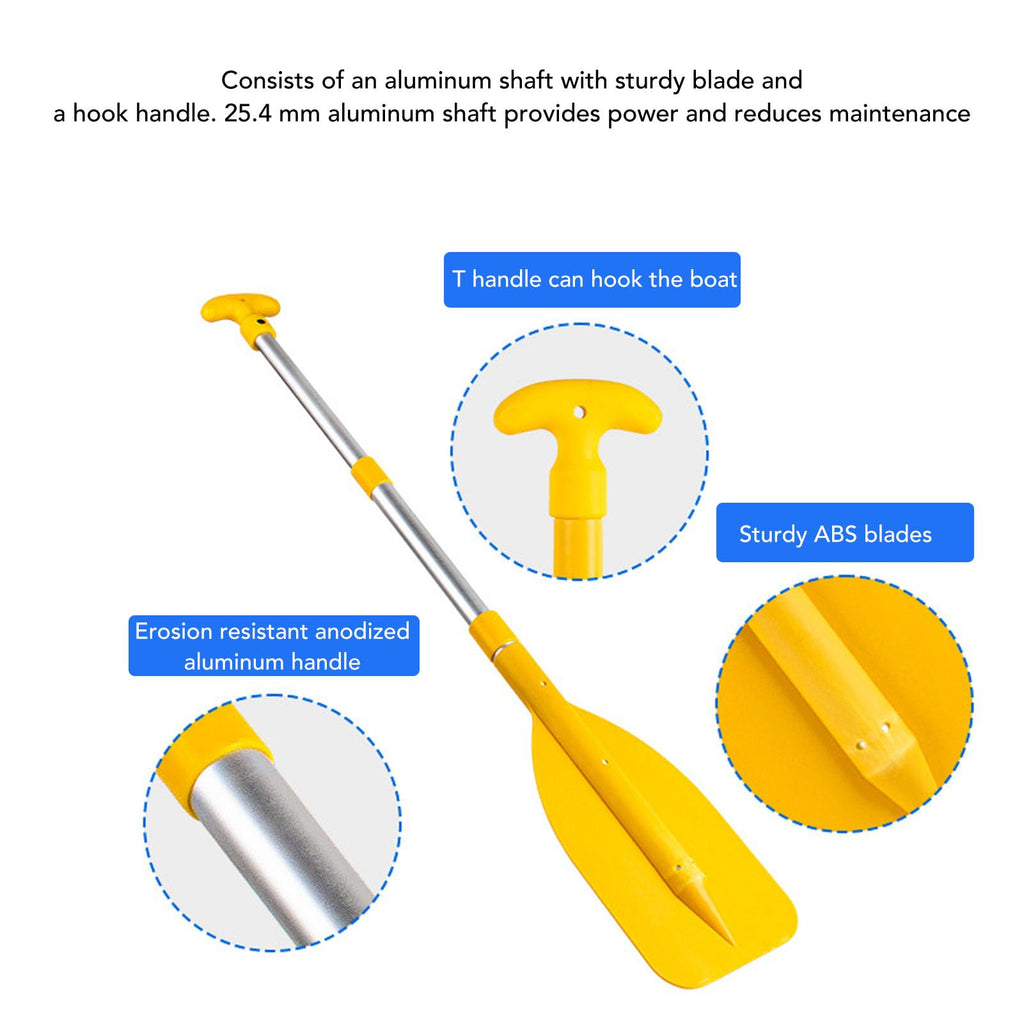 2Pcs Telescopic Adjustable Canoe Paddles B85945