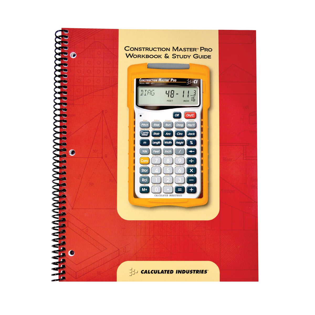Construction Master Pro Calculator and Workbook S3673