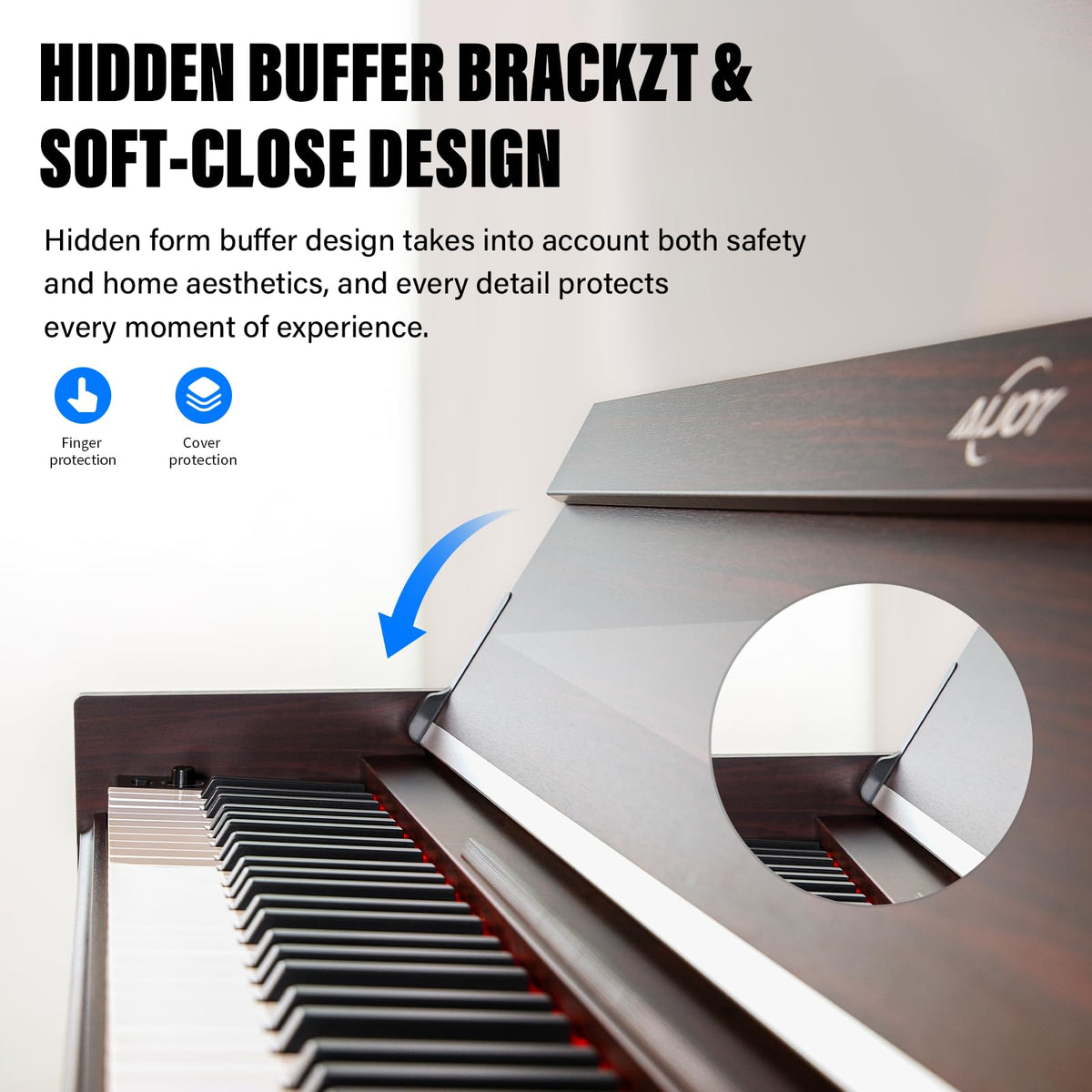 88 Key Weighted Digital Piano W2343