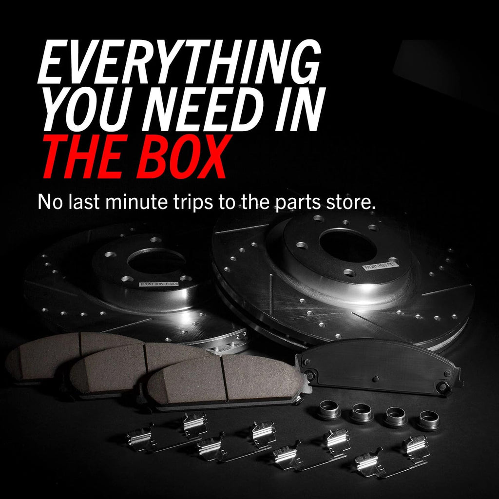 Brake Pad & Rotor Kit Front & Rear Q515