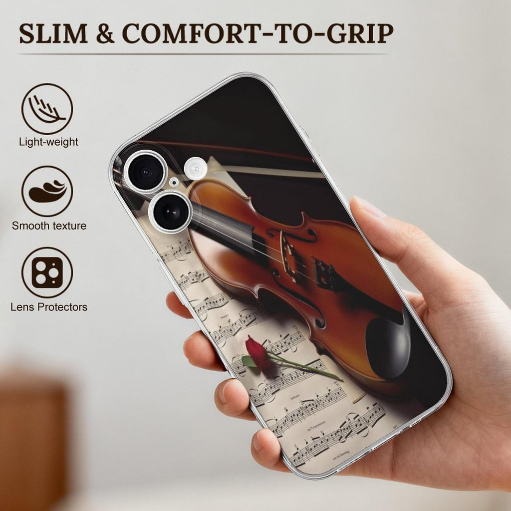 iPhone 17 Slim Shockproof Transparent Case U3517