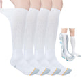White Walking Boot Socks T246