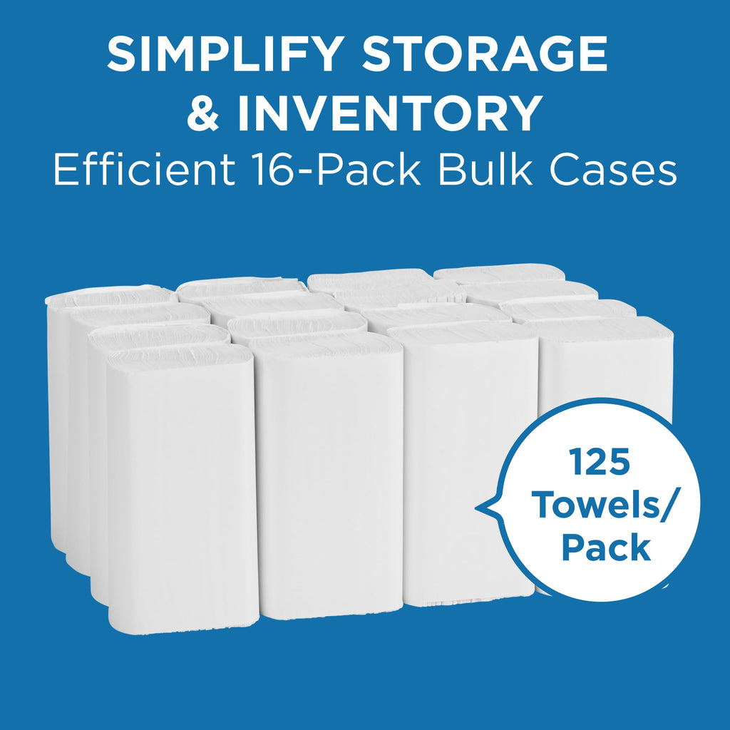 White 2-Ply Multifold Paper Towels J1001