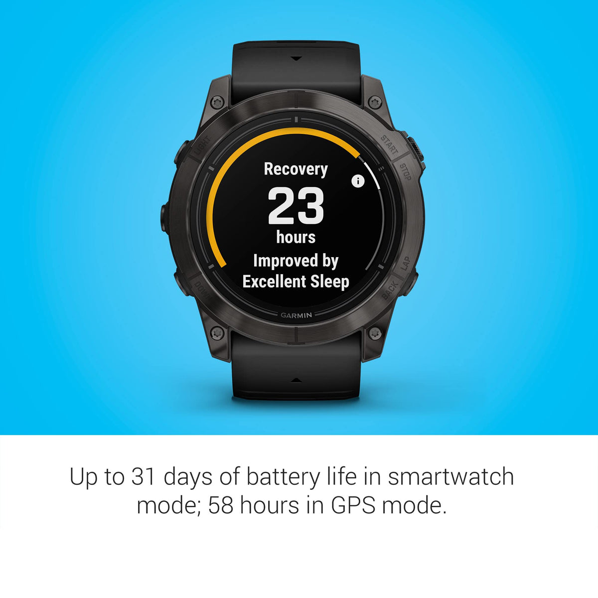 Black 51mm Smartwatch P42244