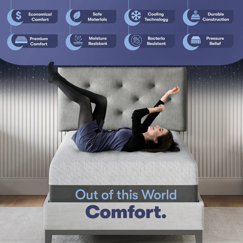 8 Inch Twin Gel Memory Foam Mattress G741