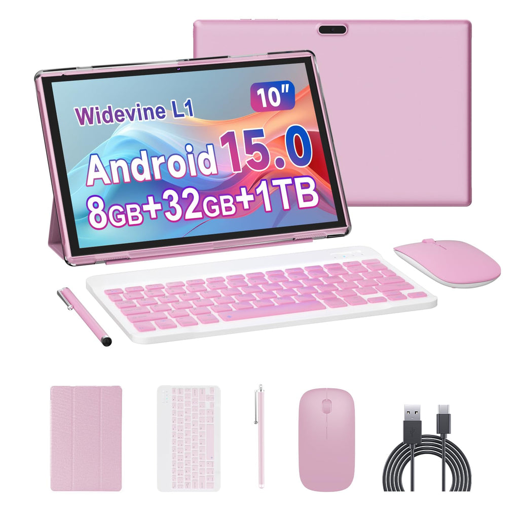 10 inch 2 in 1 Android Tablet with Keyboard 8GB RAM 32GB ROM V925546