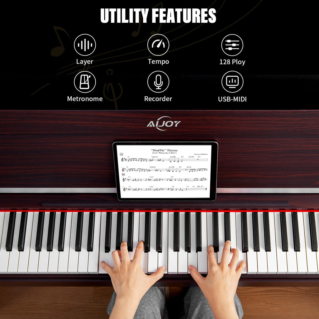 88 Key Weighted Digital Piano W2343