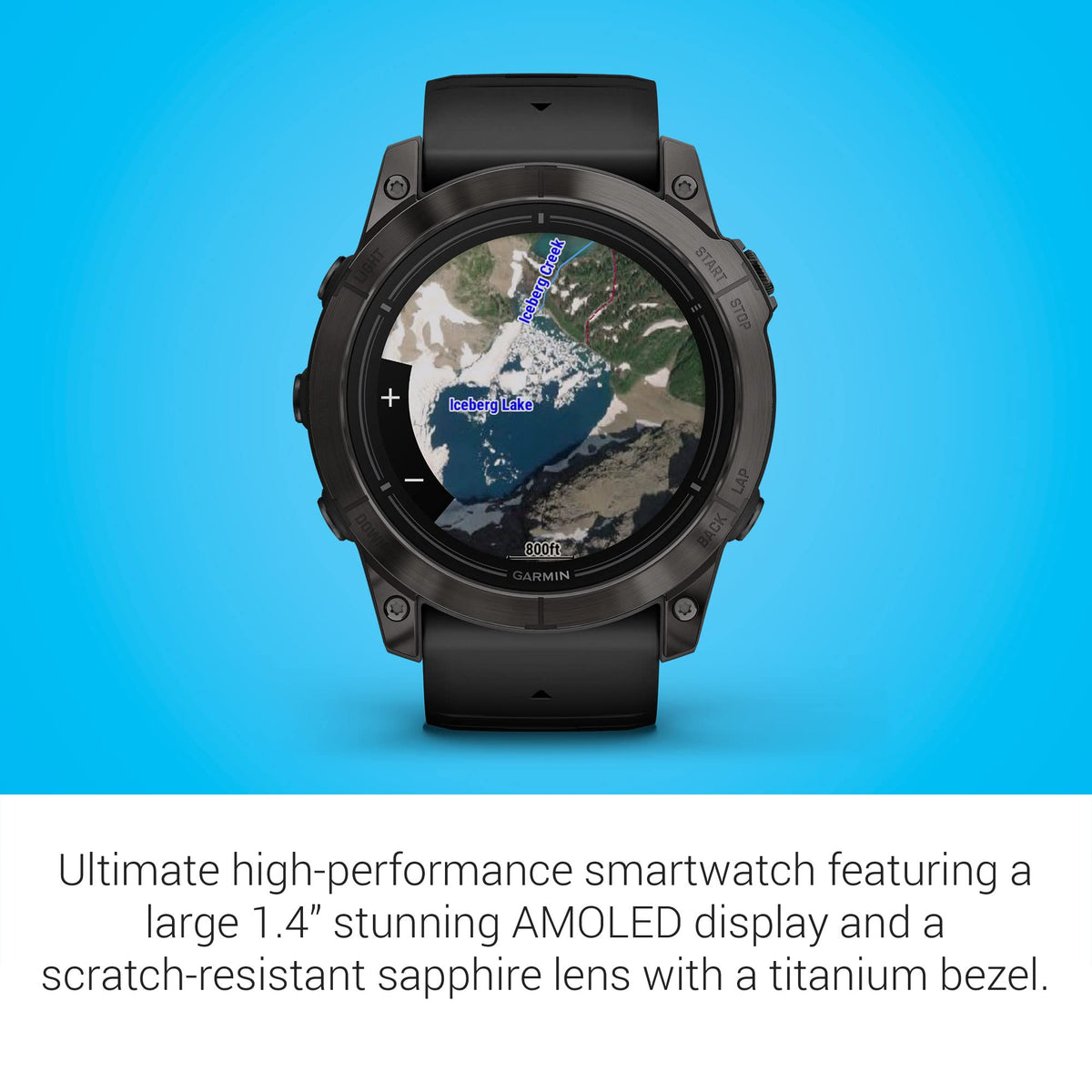 Black 51mm Smartwatch P42244
