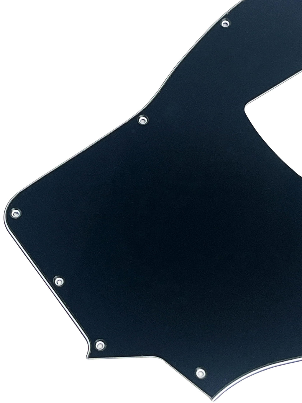 Black 3 Ply Guitar Pickguard H634