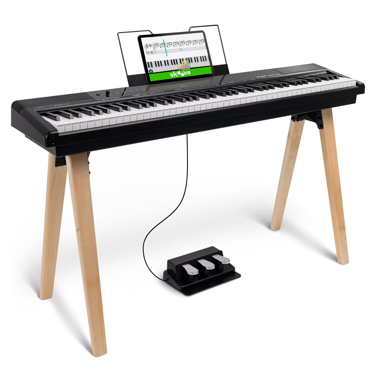 88-Key Black Digital Piano C668289