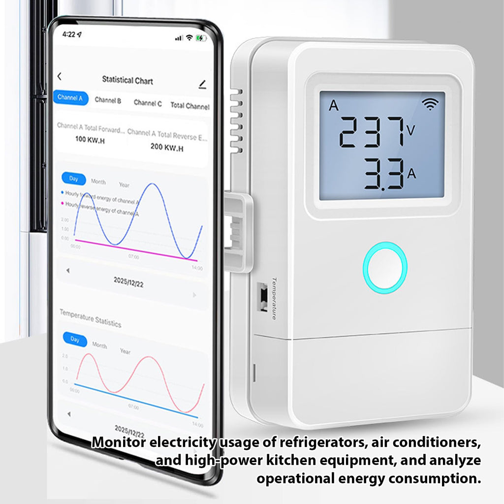 Smart Energy Monitor with 16A Circuit Breaker M39193
