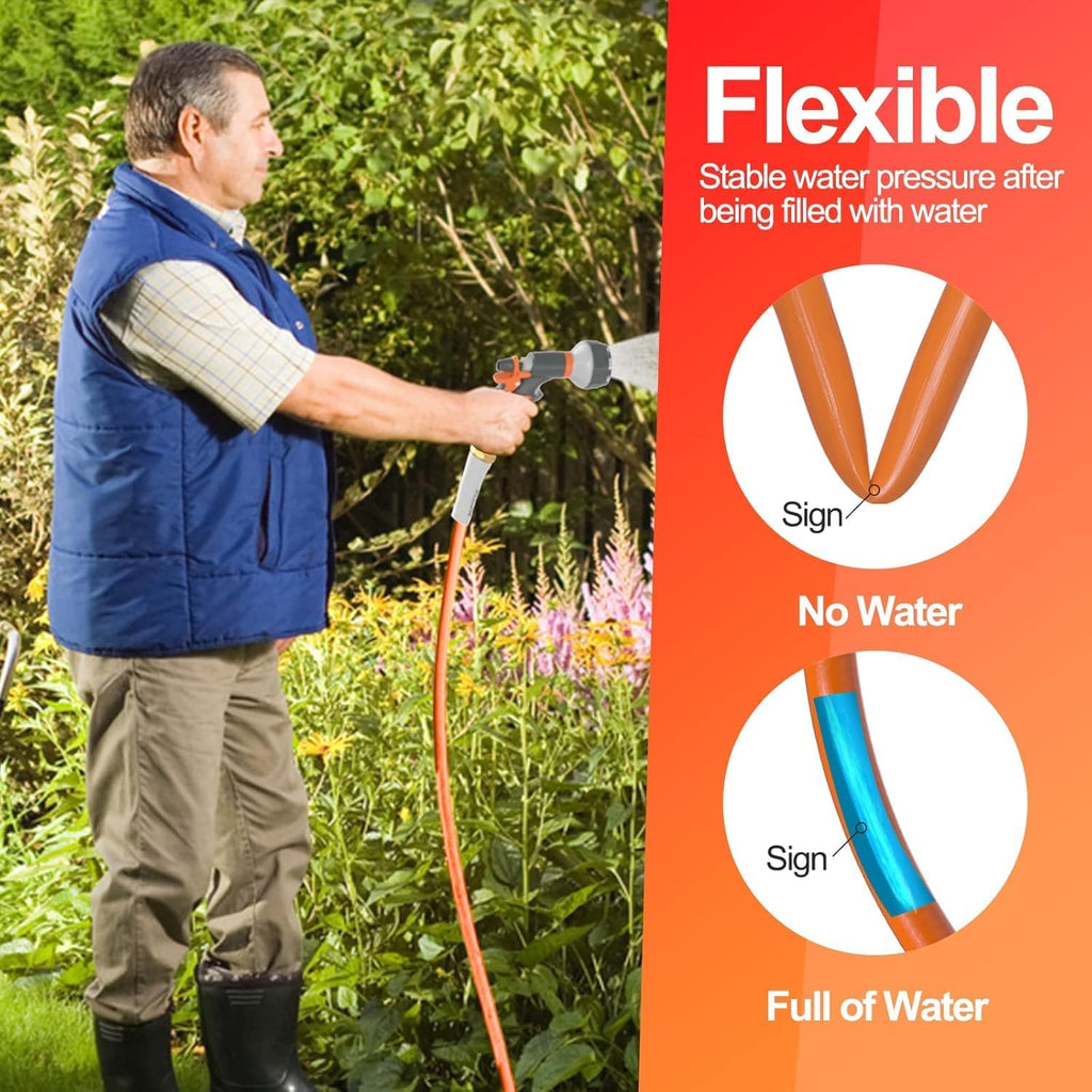 Garden Water Hose 50 ft x 5/8" Heavy Duty Flexible F52756