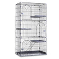 3/4-Tier Wire Cat Cage Playpen Kennel with Hammock G30104