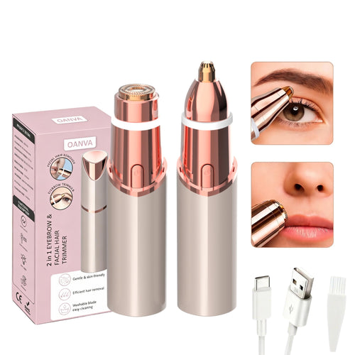 2 in 1 Facial & Eyebrow Hair Trimmer F3972