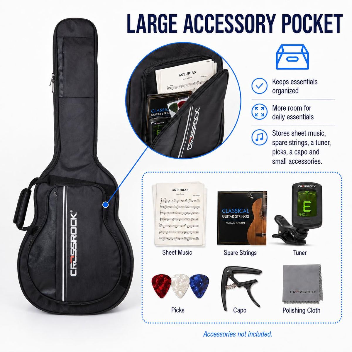 6-String Semi-Hollow Electric Guitar Gig Bag J235