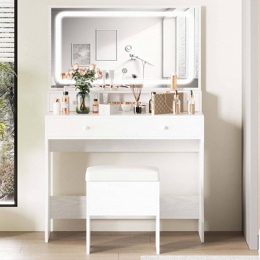 Vanity Desk with Charging Station A96433