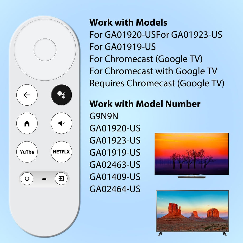 Replacement Remote for Google Chromecast K833